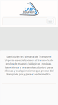 Mobile Screenshot of lab-courier.com